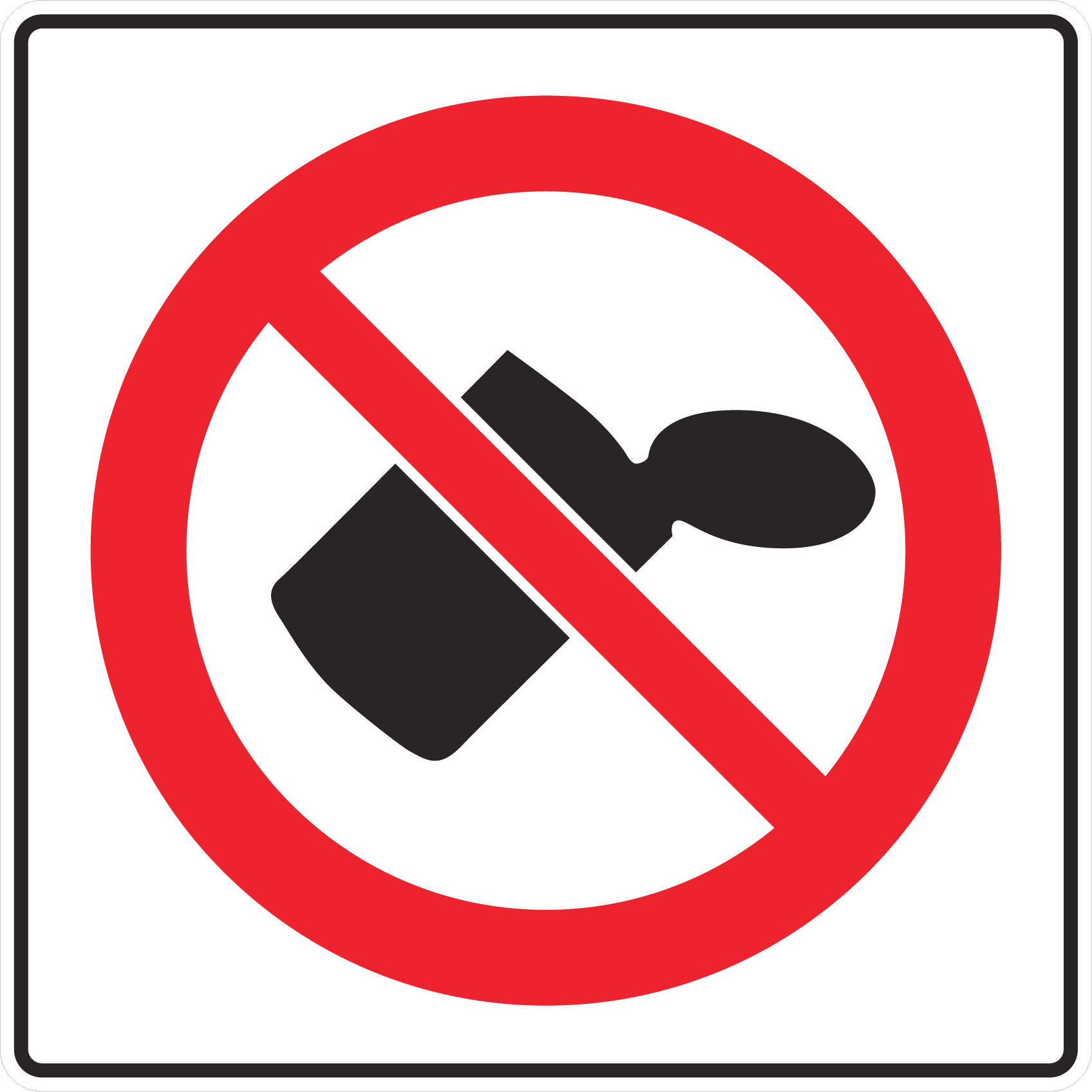 Regulatory Sign 60x60